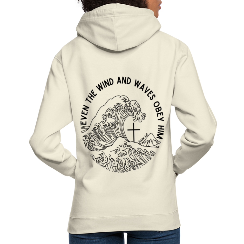 Wind and Waves Unisex Hoodie - vanilla