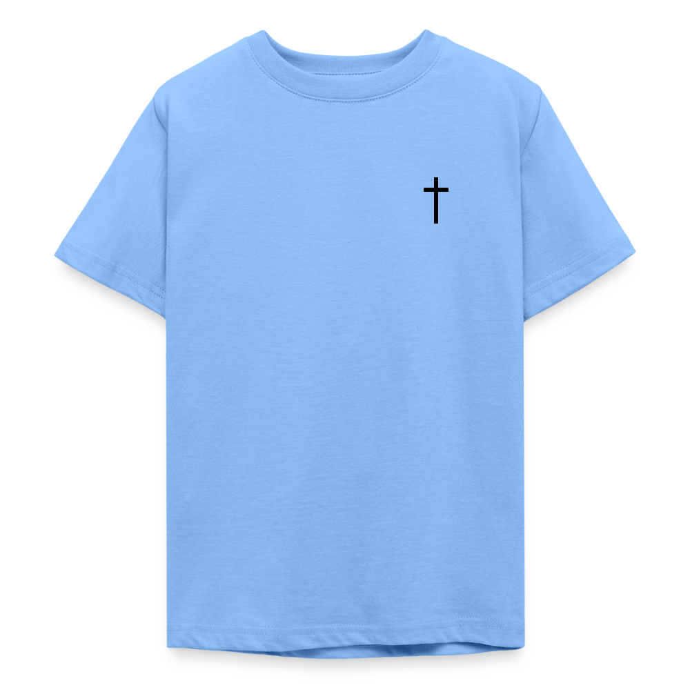 Cross Teenage T-Shirt - sky blue