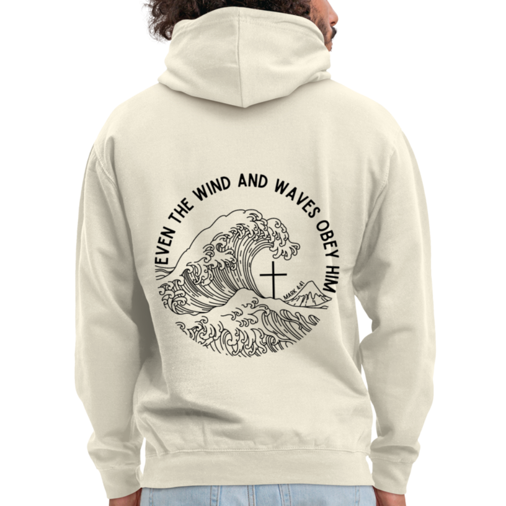 Wind and Waves Unisex Hoodie - vanilla