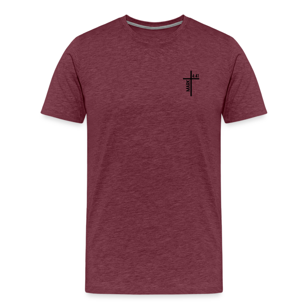Wind and Waves Men’s Premium T-Shirt - heather burgundy