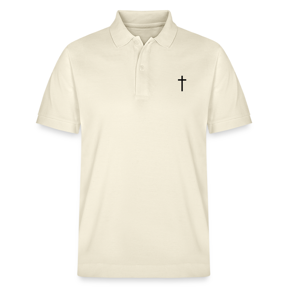 Cross Organic Unisex Polo Shirt - natural raw
