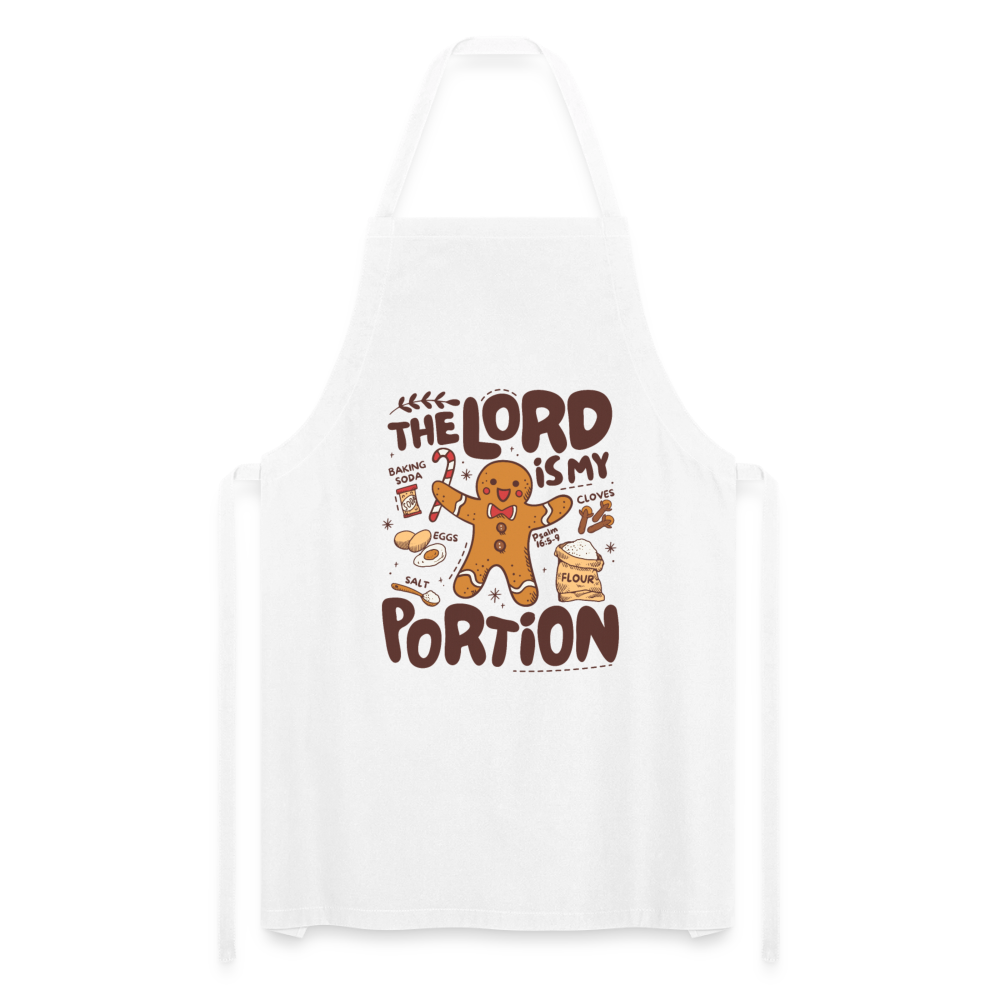 Christmas Cooking Apron - white