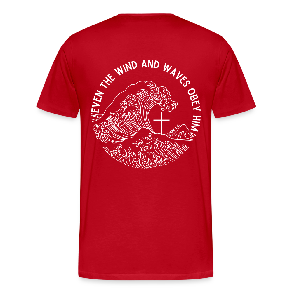 Wind and Waves Men’s Premium T-Shirt - red