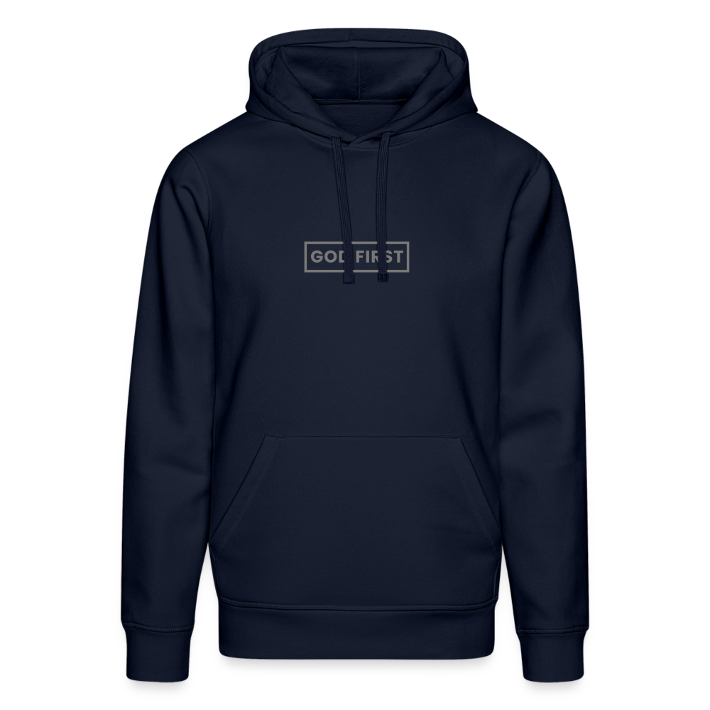 God First Unisex Organic Hoodie - french navy