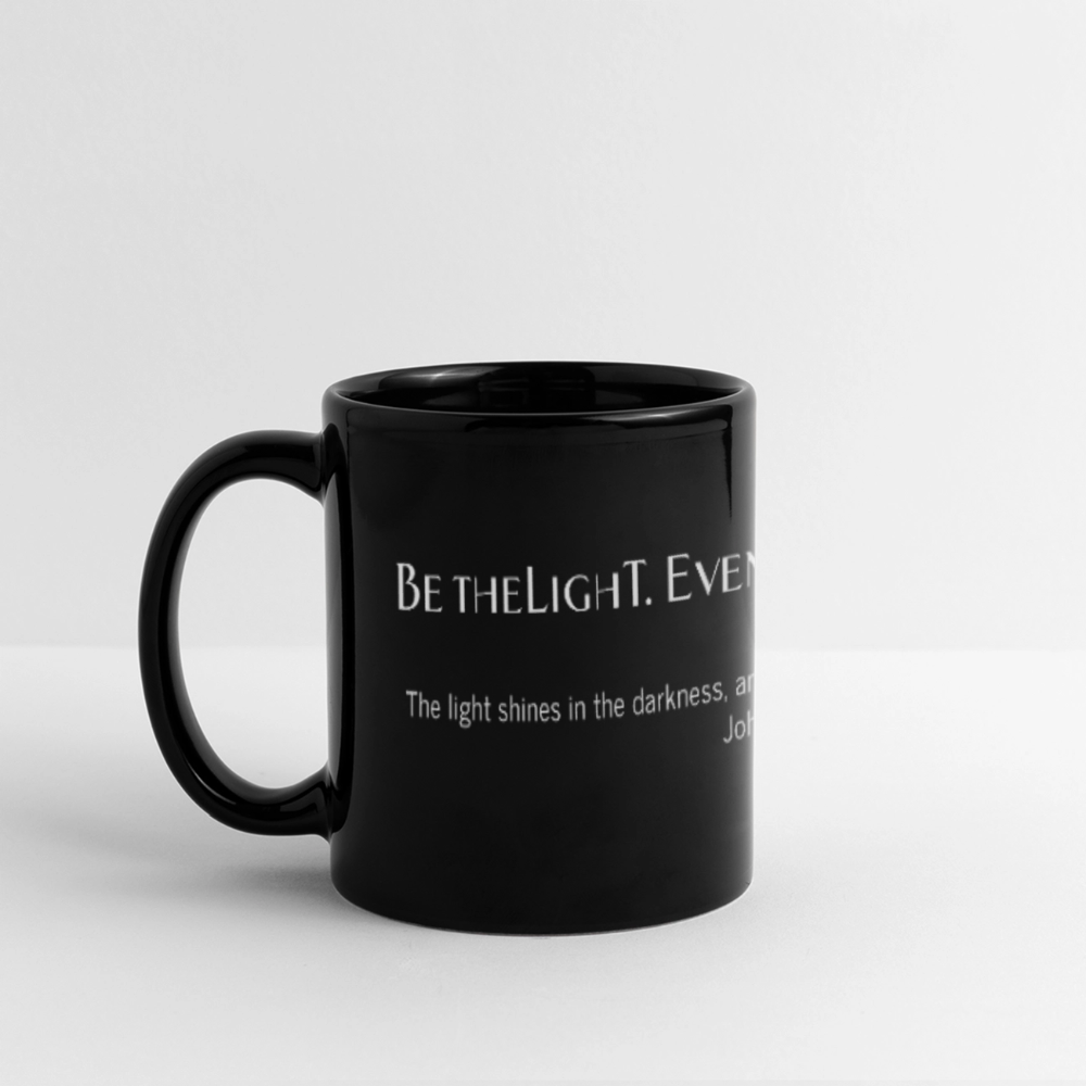 Be the Light. Panoramic Mug - black