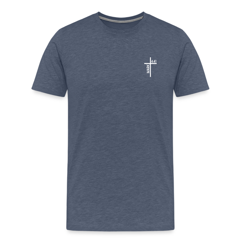 Wind and Waves Men’s Premium T-Shirt - heather blue