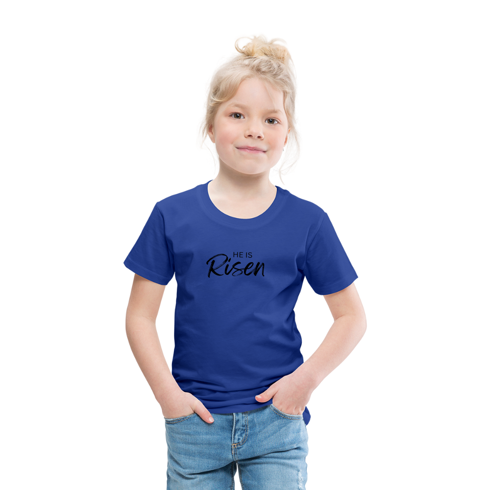 He is Risen Kids' Premium T-Shirt - royal blue
