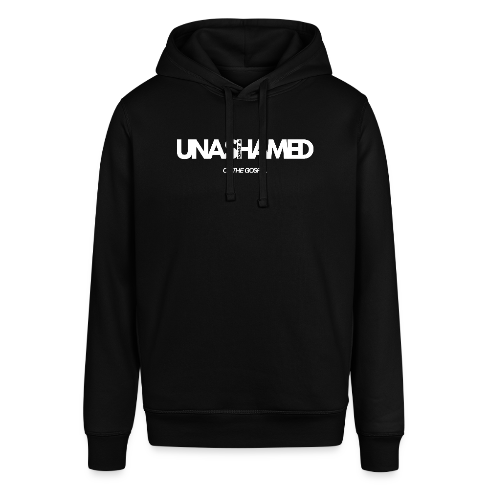 Unashamed Unisex Organic Hoodie - black