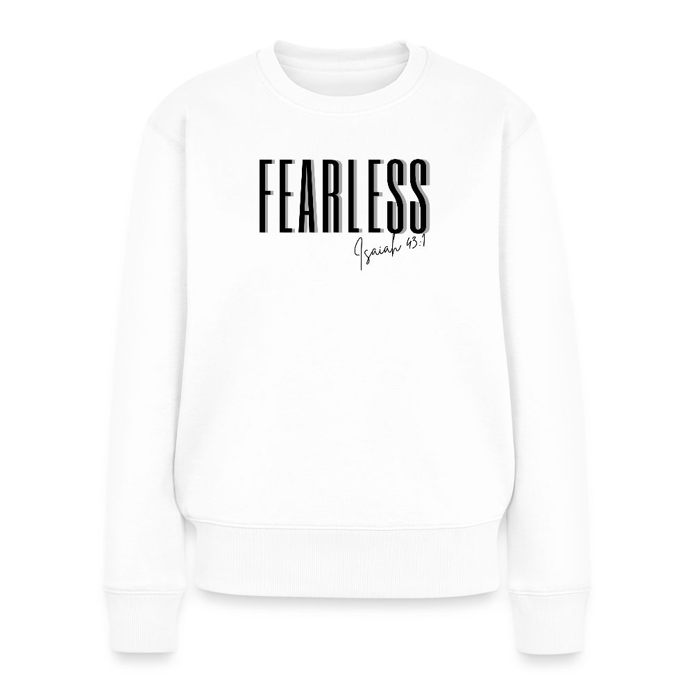 Fearless Women's Premium Sweatshirt - white