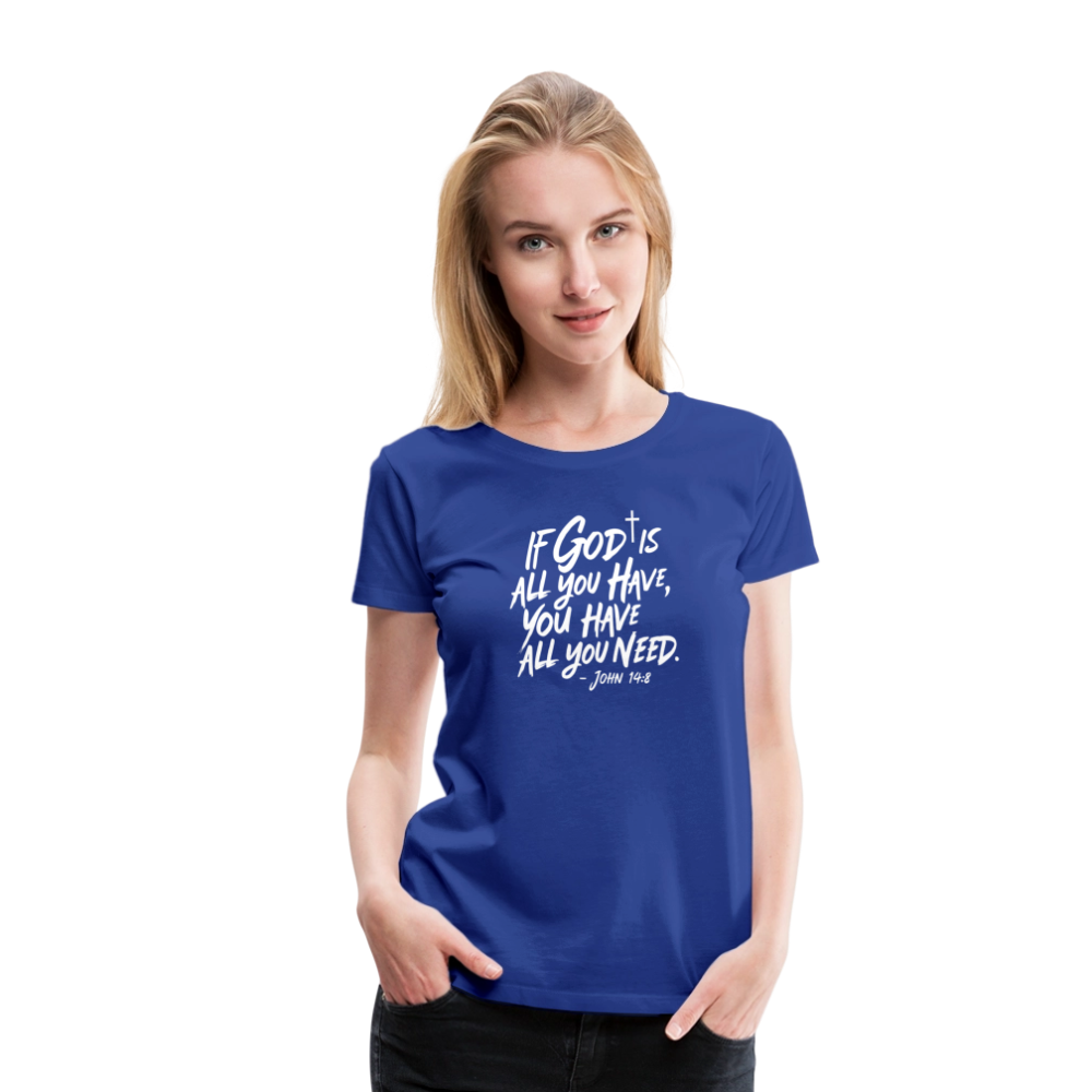 Chosen Women’s Premium T-Shirt - royal blue