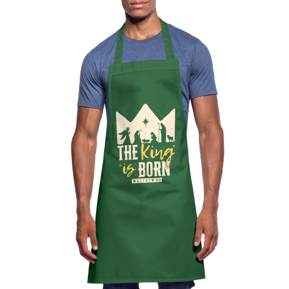 Christmas Cooking Apron - green