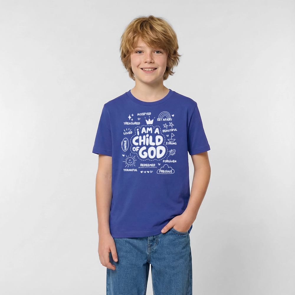 Child of God Kids T-Shirt - royal blue