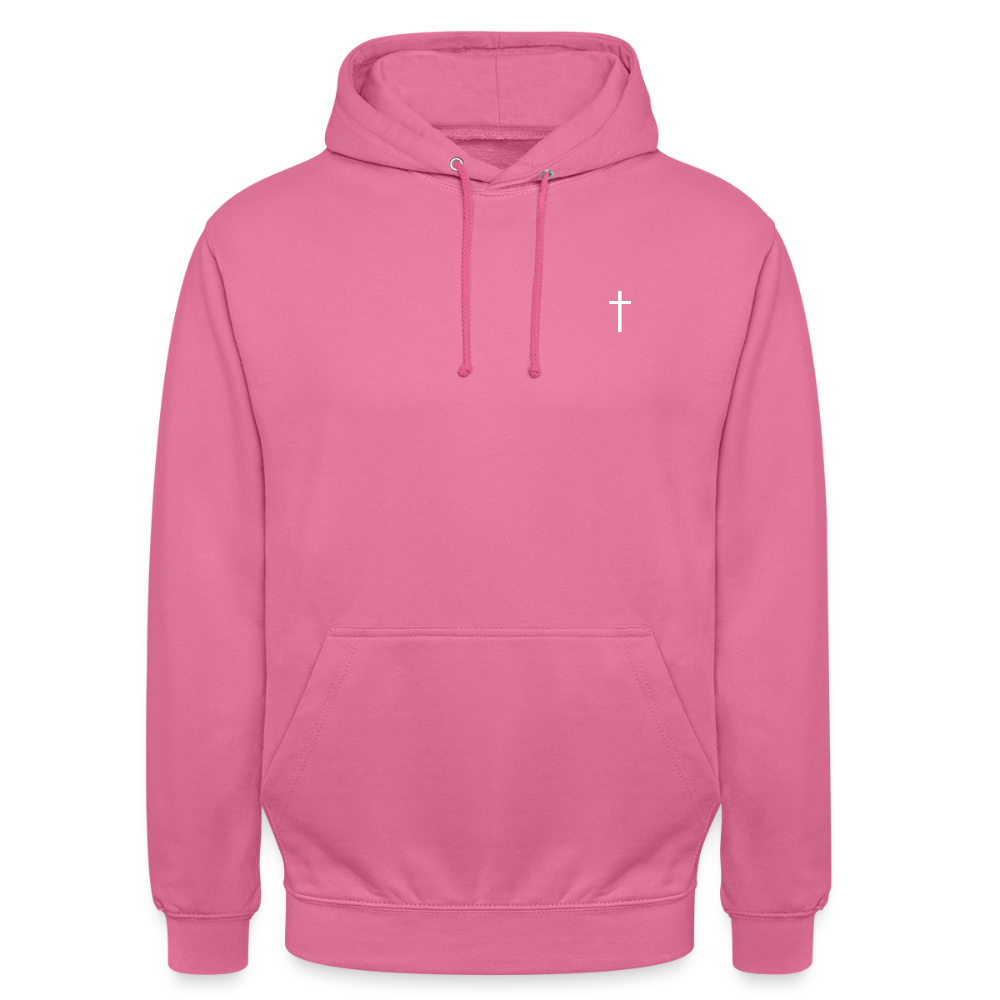 Cross Unisex Hoodie - pink