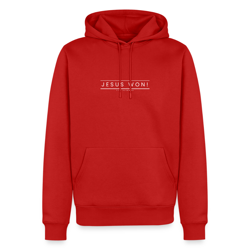 Jesus won! Men’s Premium Hoodie - red