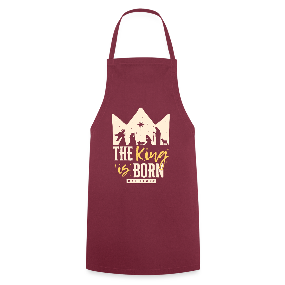 Christmas Cooking Apron - bordeaux