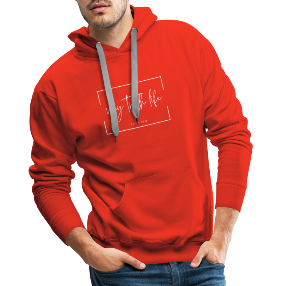 Way Truth Life Men’s Premium Hoodie - red