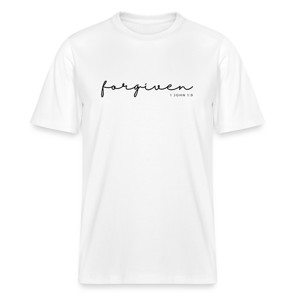 Forgiven Unisex Organic T-Shirt - white