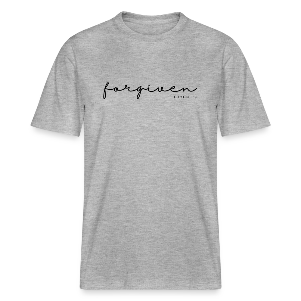 Forgiven Unisex Organic T-Shirt - heather grey