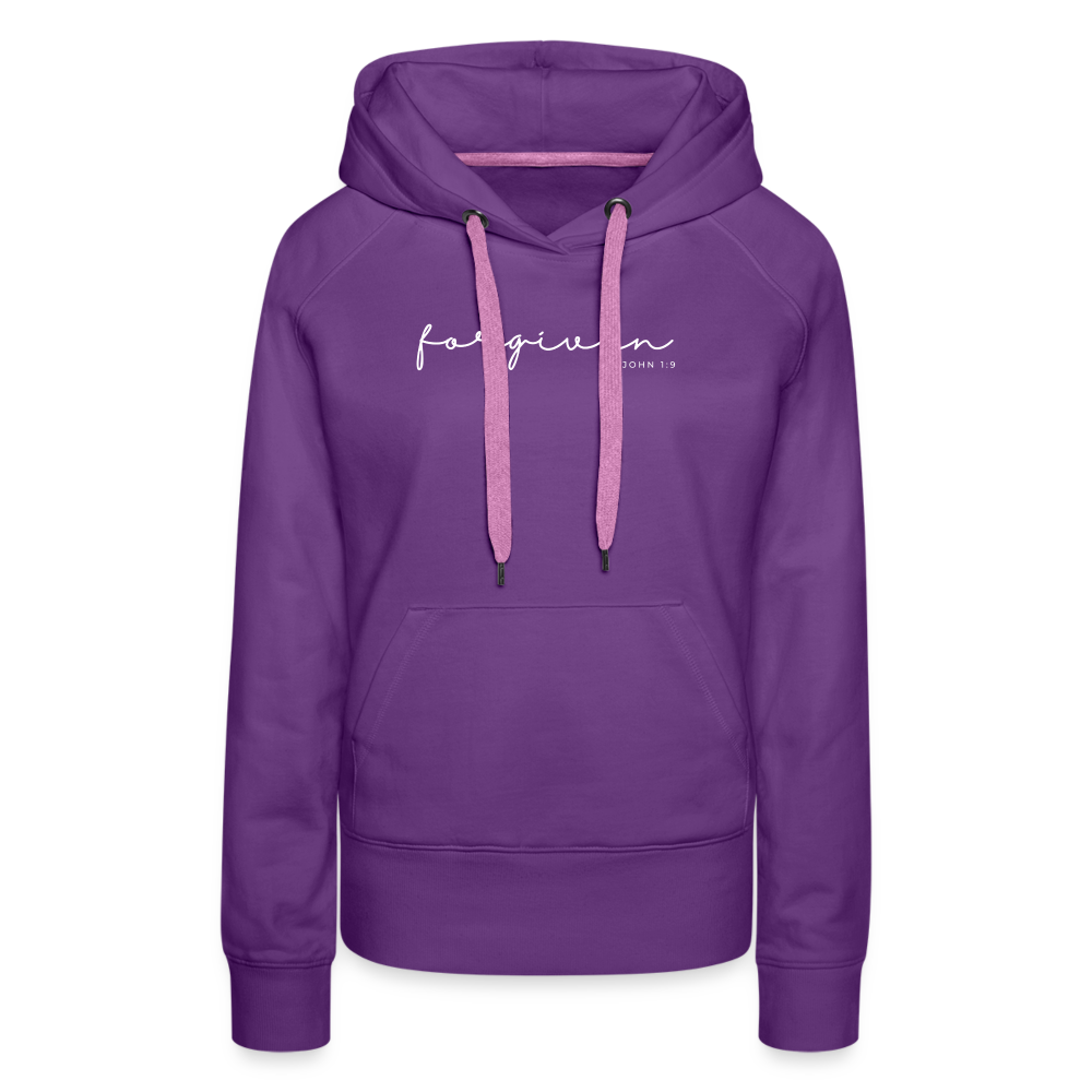 Forgiven Women’s Premium Hoodie - purple