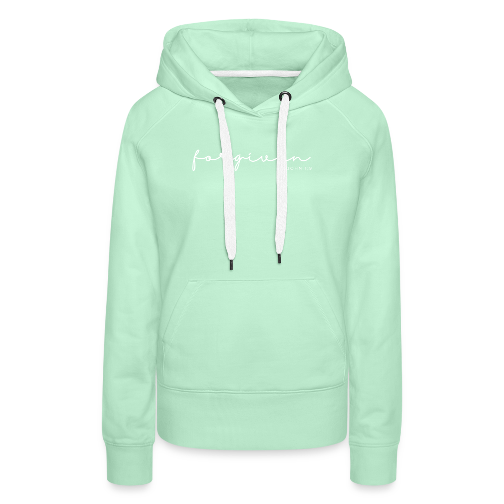 Forgiven Women’s Premium Hoodie - light mint