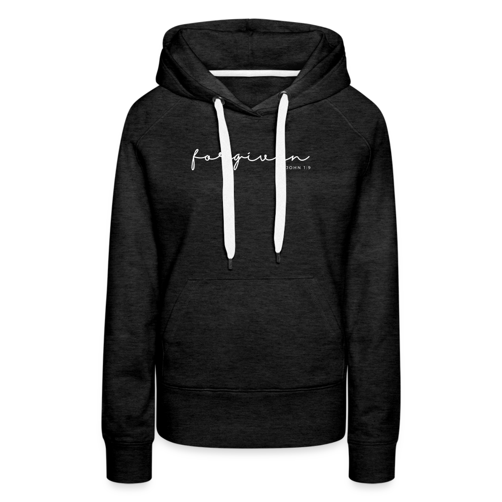 Forgiven Women’s Premium Hoodie - charcoal grey
