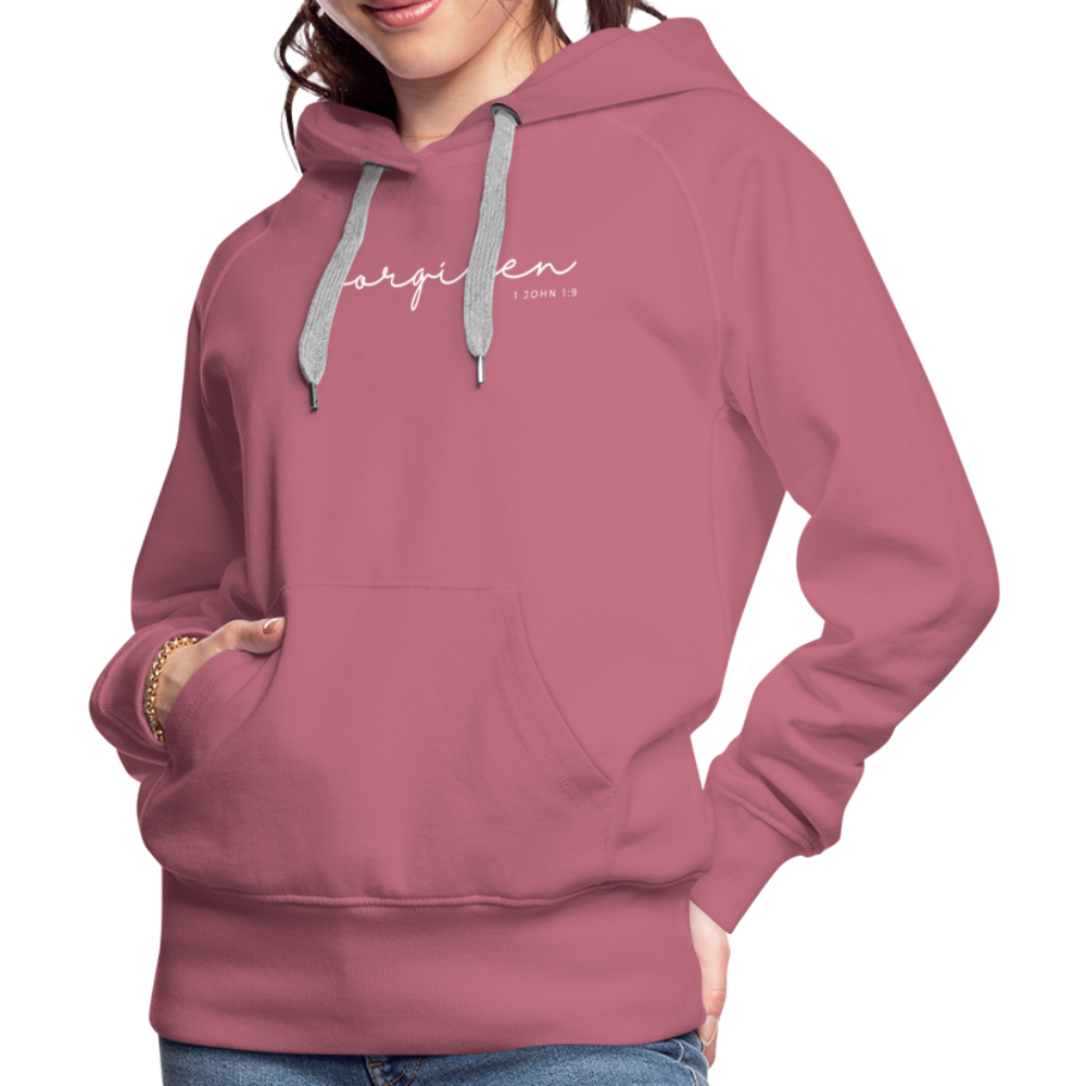 Forgiven Women’s Premium Hoodie - mauve