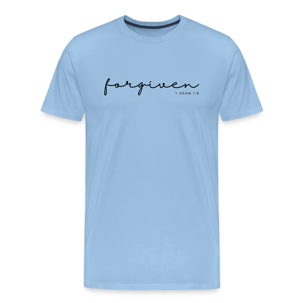 Forgiven Men’s Premium T-Shirt - sky