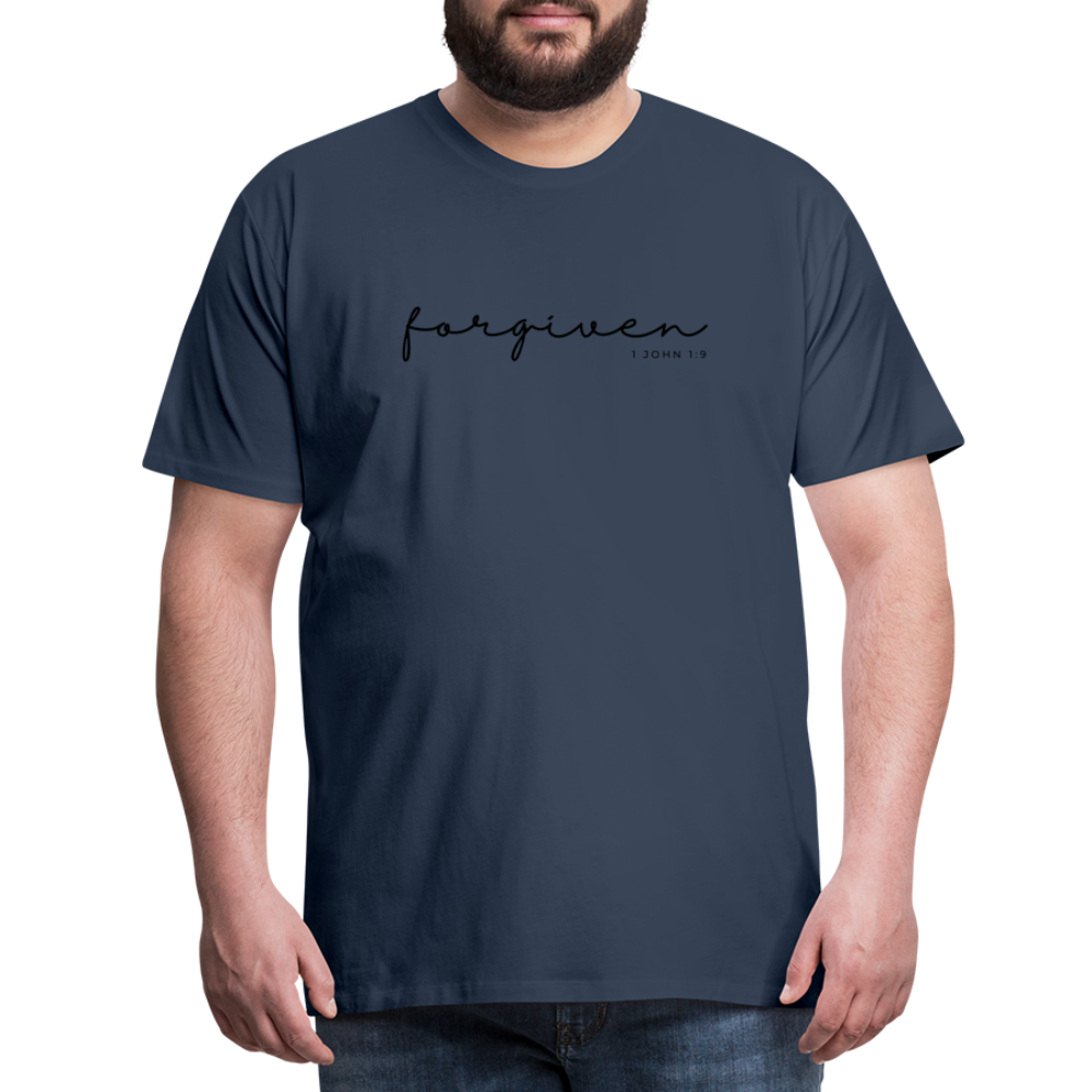 Forgiven Men’s Premium T-Shirt - navy
