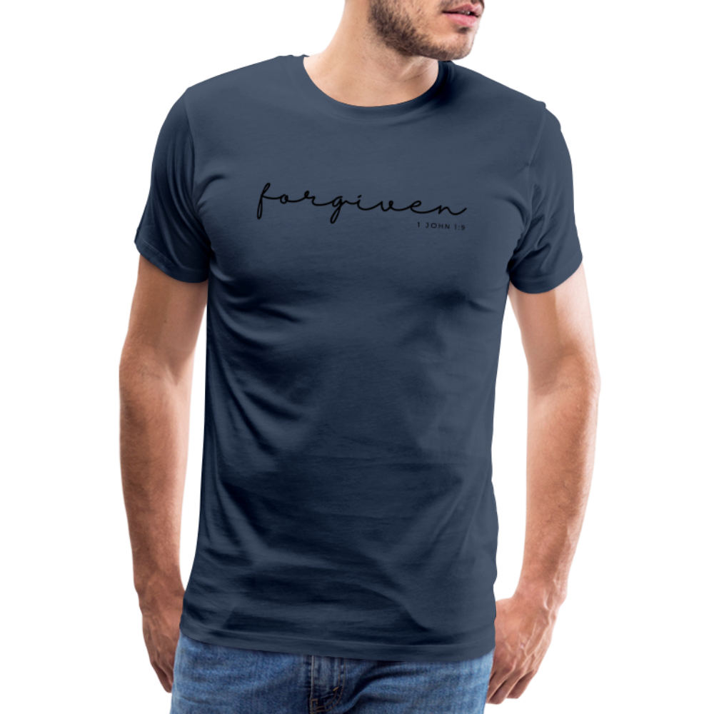 Forgiven Men’s Premium T-Shirt - navy