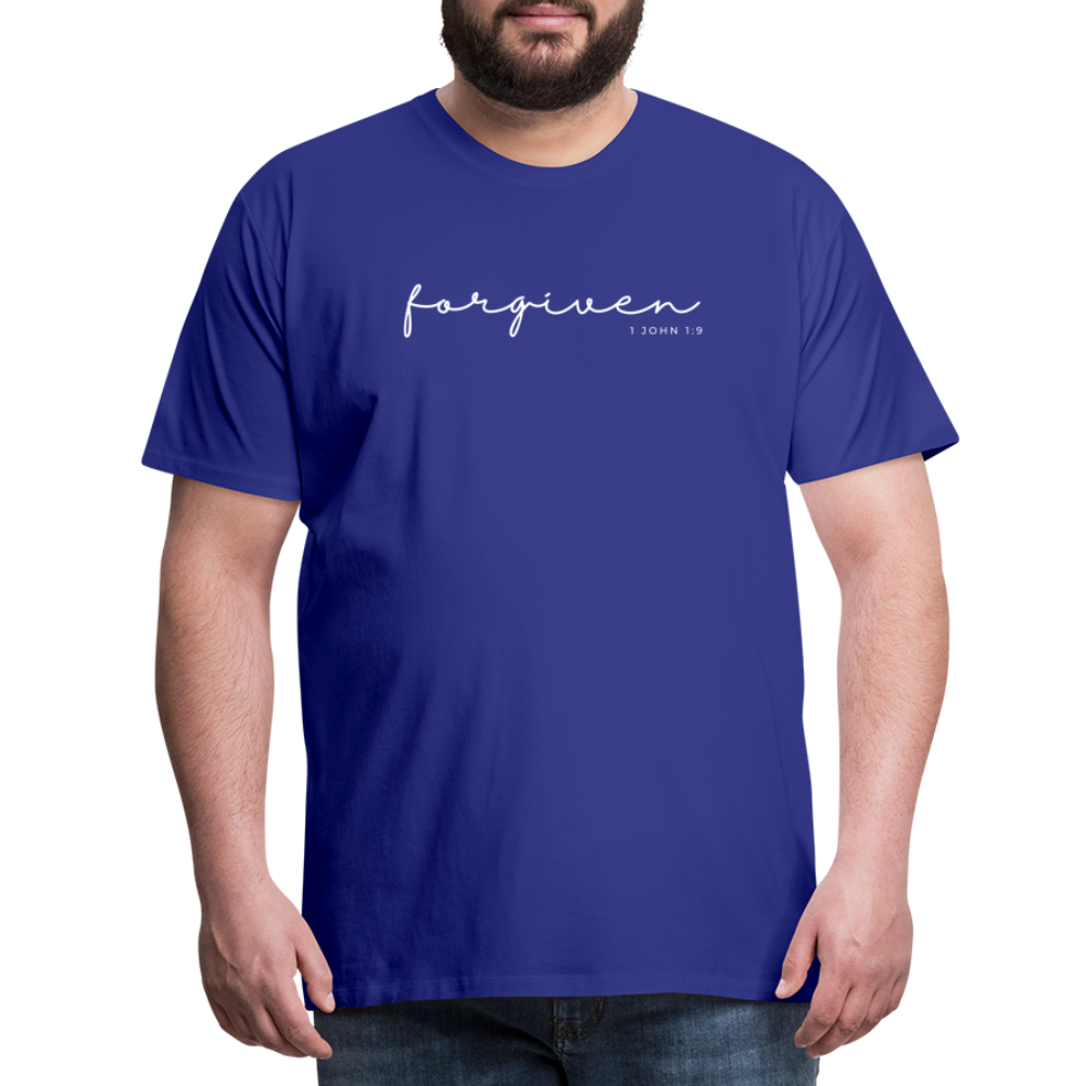 Forgiven Men’s Premium T-Shirt - royal blue