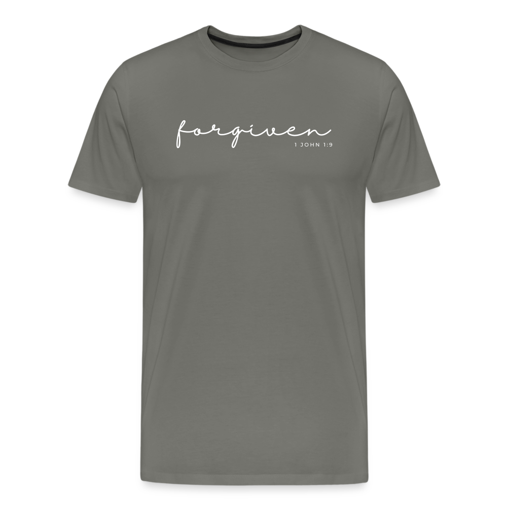 Forgiven Men’s Premium T-Shirt - asphalt