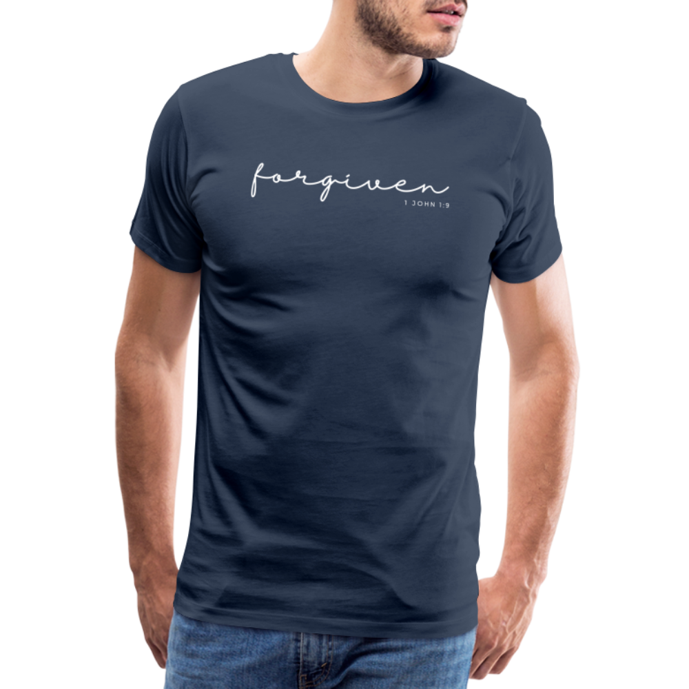 Forgiven Men’s Premium T-Shirt - navy