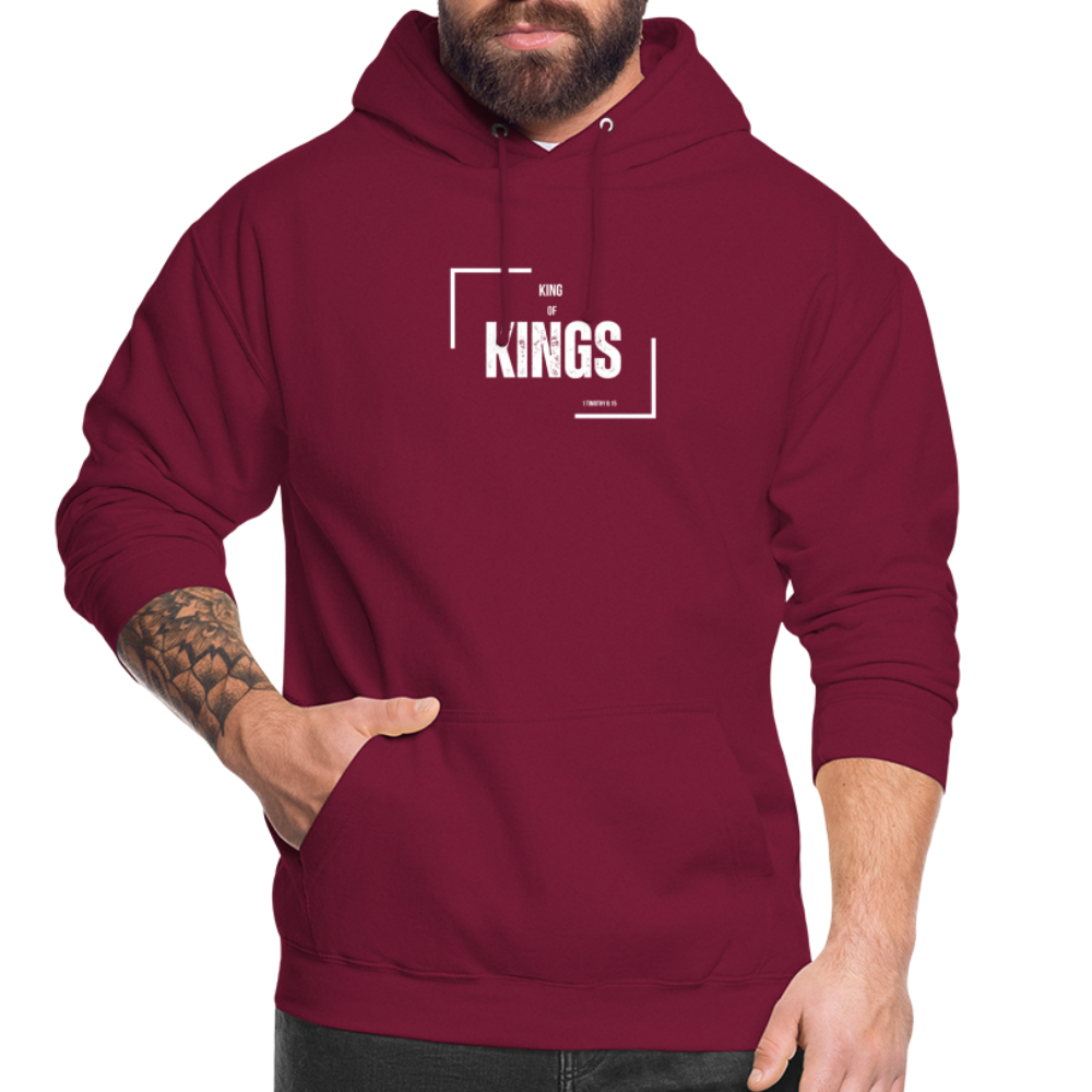 King of Kings Unisex Hoodie - bordeaux