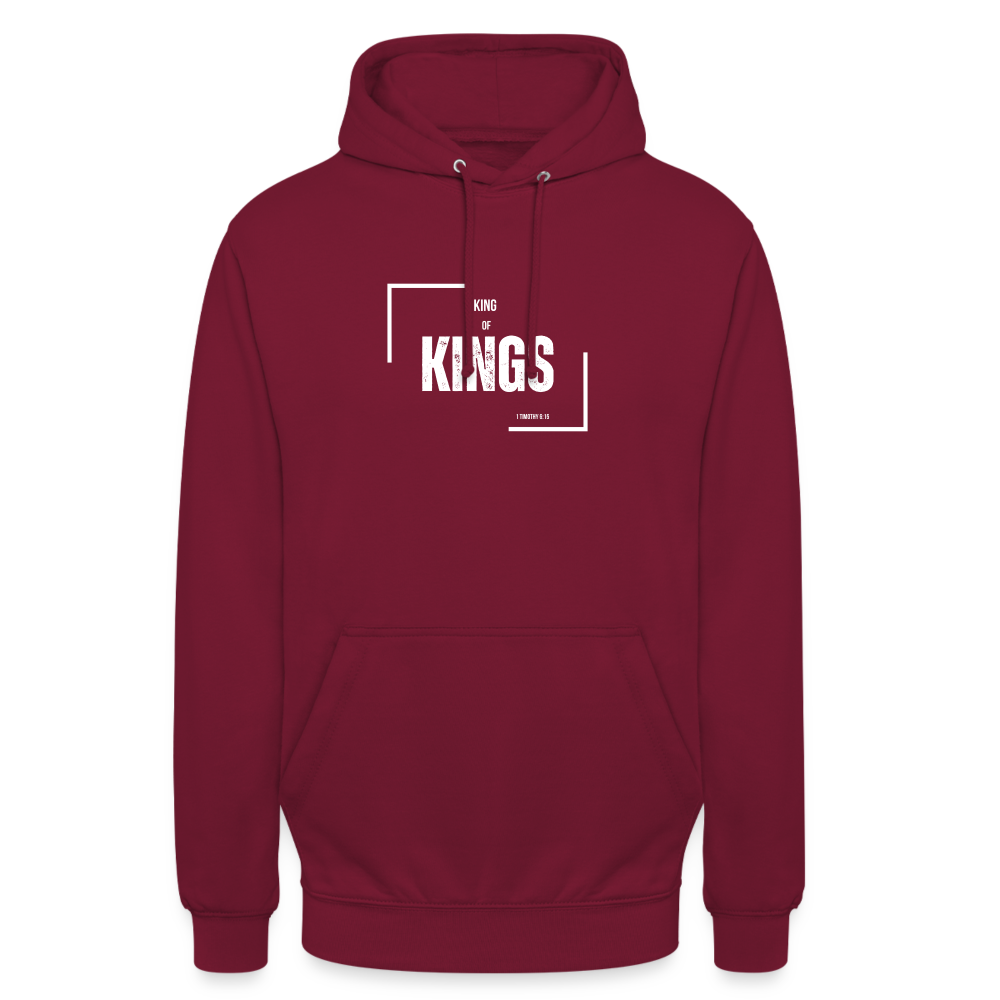 King of Kings Unisex Hoodie - bordeaux