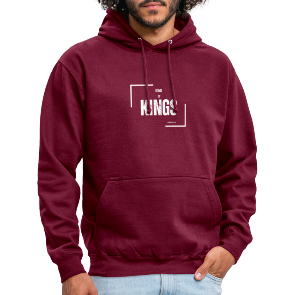 King of Kings Unisex Hoodie - bordeaux