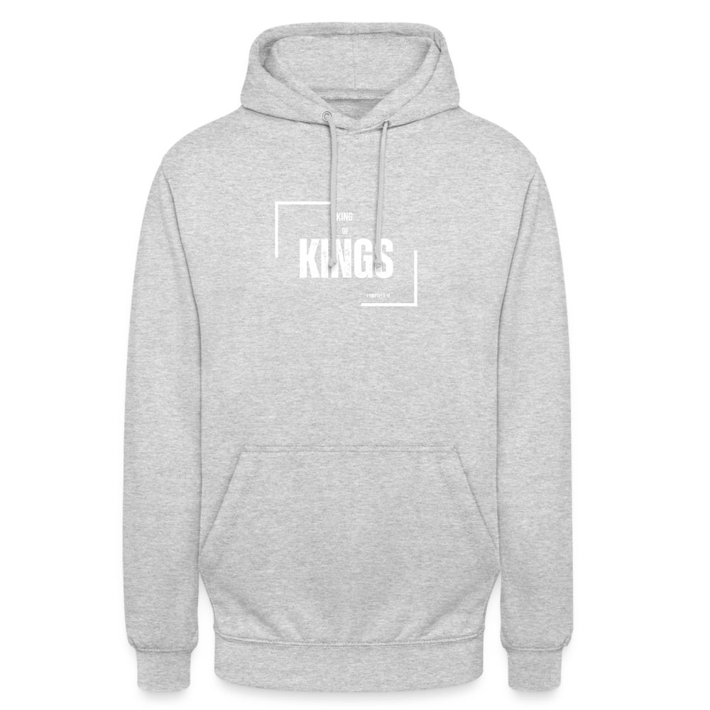 King of Kings Unisex Hoodie - light heather grey