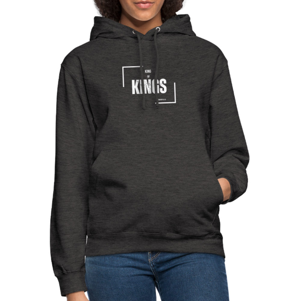 King of Kings Unisex Hoodie - charcoal grey