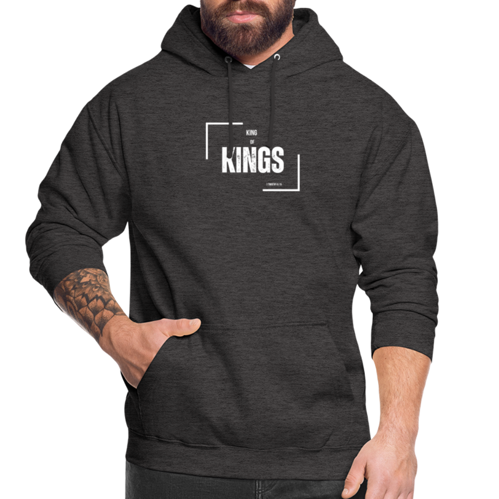 King of Kings Unisex Hoodie - charcoal grey