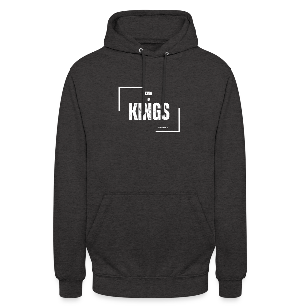 King of Kings Unisex Hoodie - charcoal grey