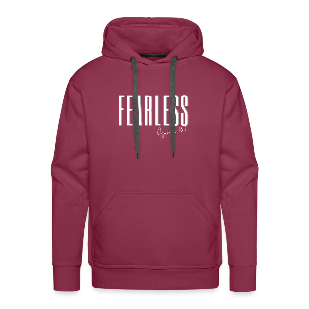 FEARLESS Men’s Premium Hoodie - bordeaux