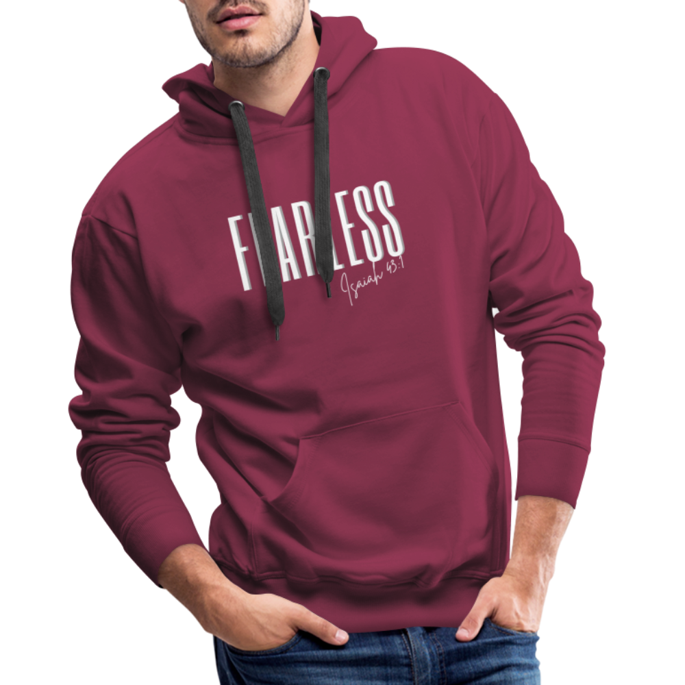 FEARLESS Men’s Premium Hoodie - bordeaux