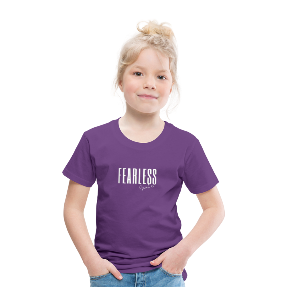 Fearless Kids' Premium T-Shirt - purple