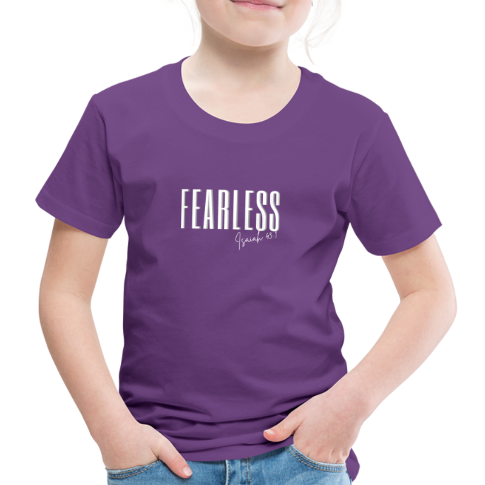 Fearless Kids' Premium T-Shirt - purple
