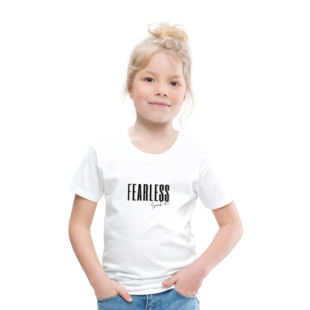 Fearless Kids' Premium T-Shirt - white