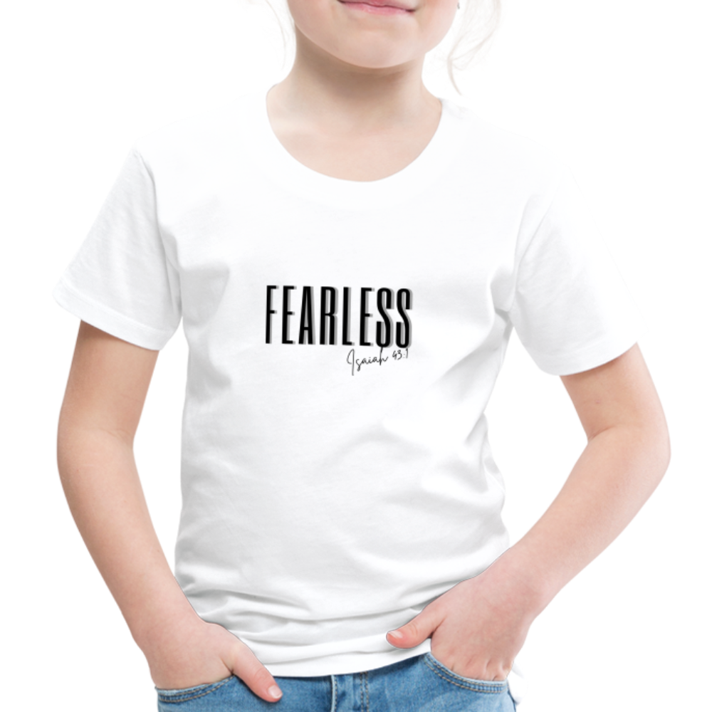 Fearless Kids' Premium T-Shirt - white