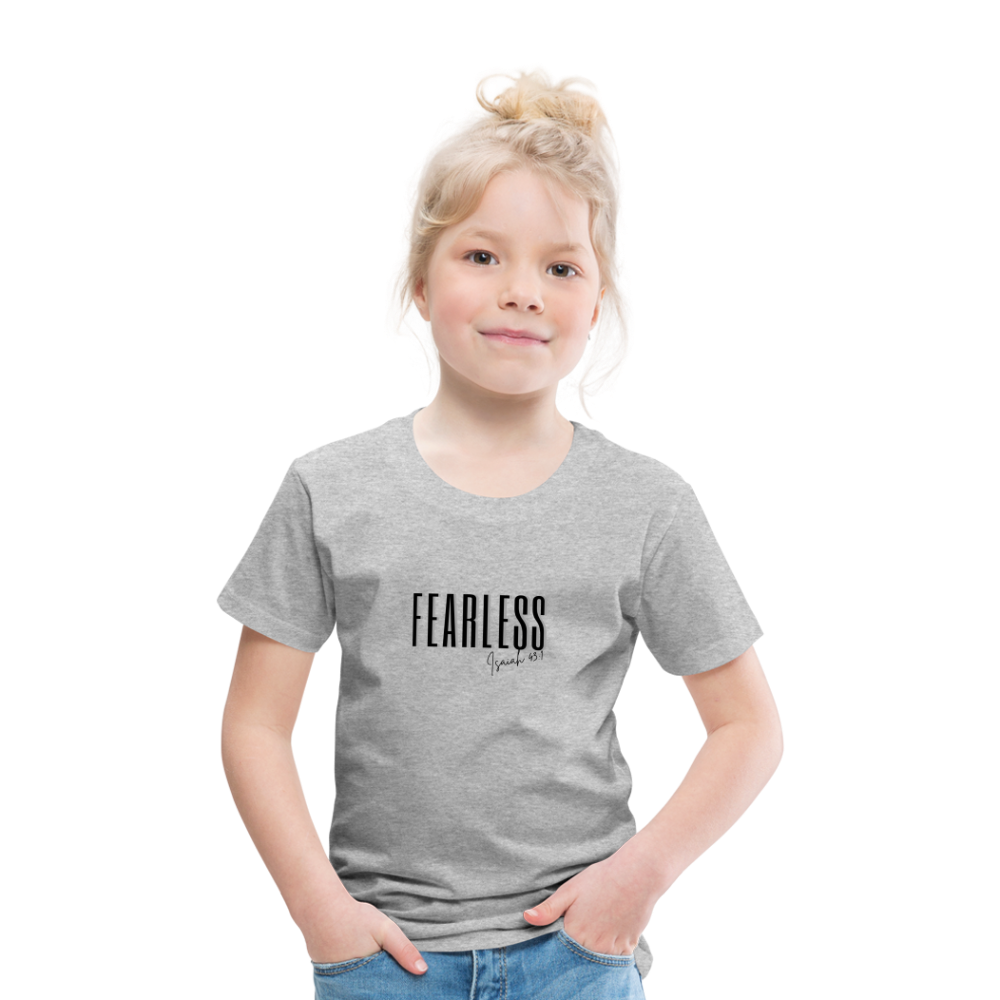 Fearless Kids' Premium T-Shirt - heather grey