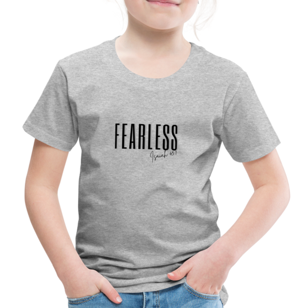 Fearless Kids' Premium T-Shirt - heather grey