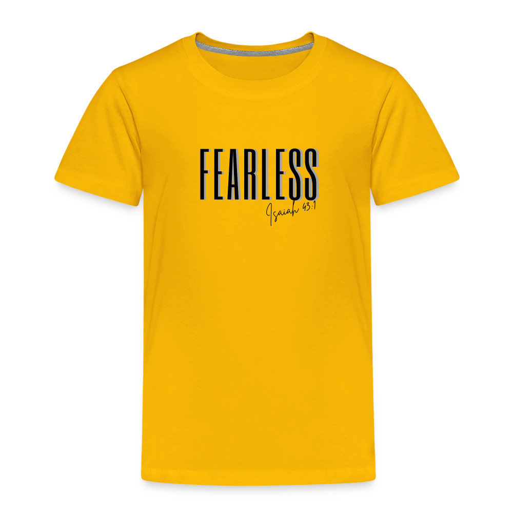 Fearless Kids' Premium T-Shirt - sun yellow