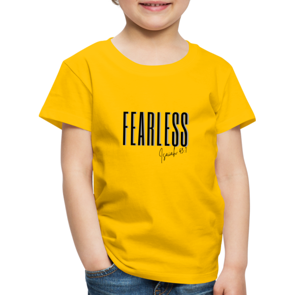 Fearless Kids' Premium T-Shirt - sun yellow