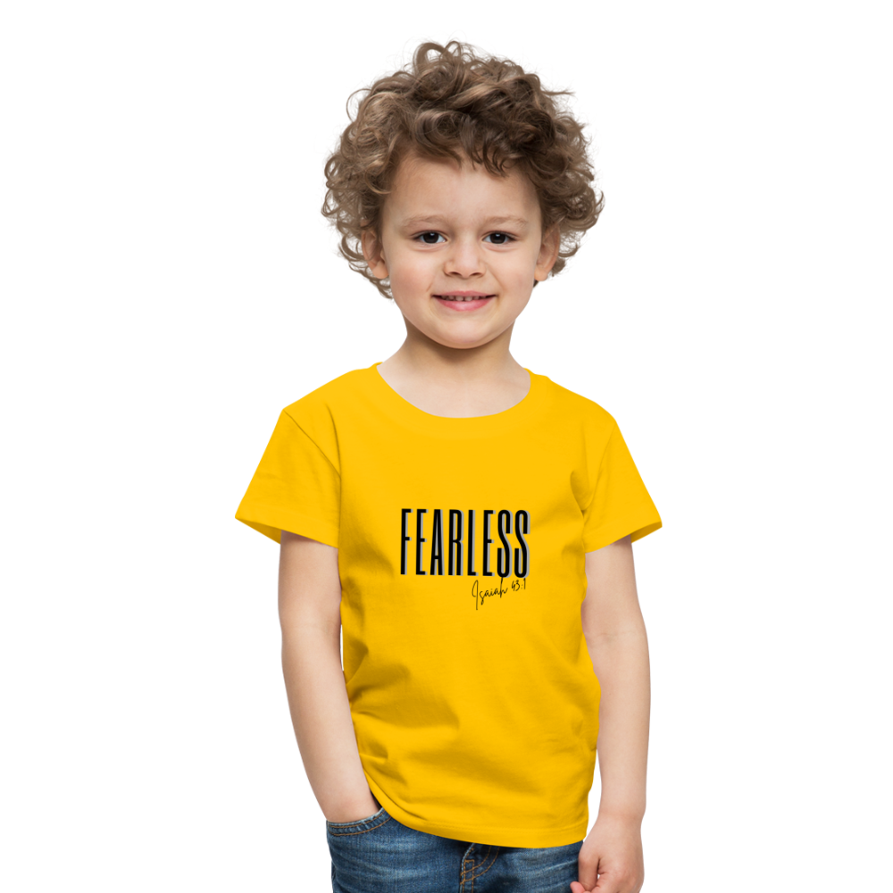 Fearless Kids' Premium T-Shirt - sun yellow
